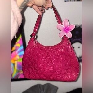 Hot Pink Coach Handbag